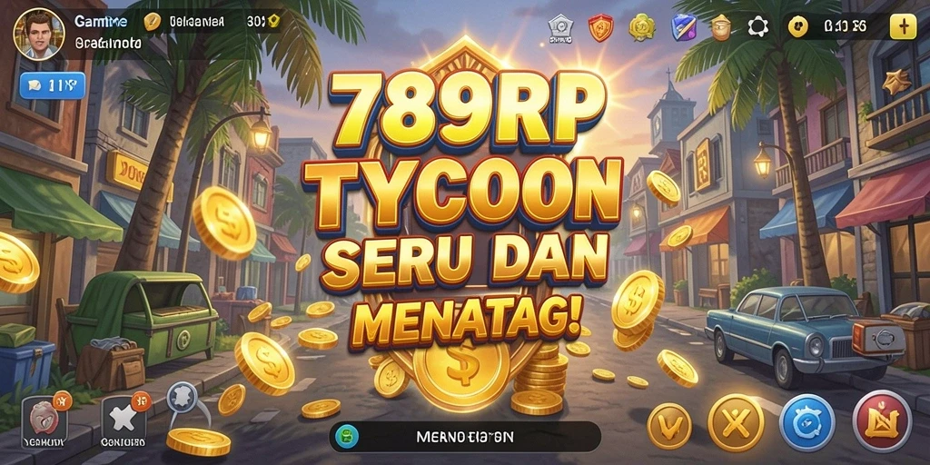 Screenshot menunjukkan gameplay seru dalam 789RP Tycoon.