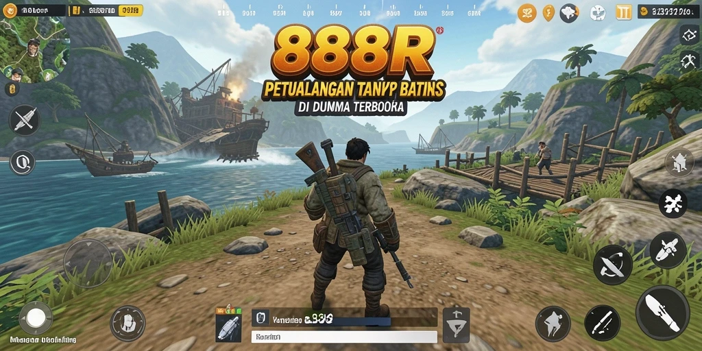 Gameplay 888R menampilkan eksplorasi dunia terbuka yang mendalam.