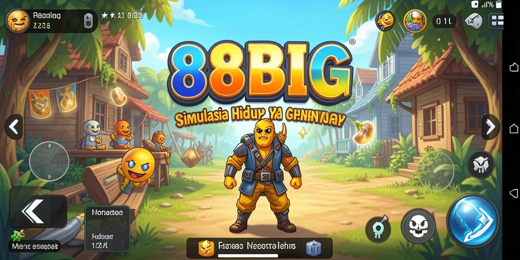 Tampilan gameplay 88BIG dengan simulasi interaktif yang nyata.