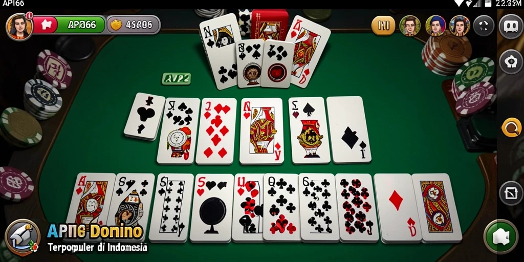 Screenshot gameplay API66 yang penuh aksi dan seru dalam permainan Domino.