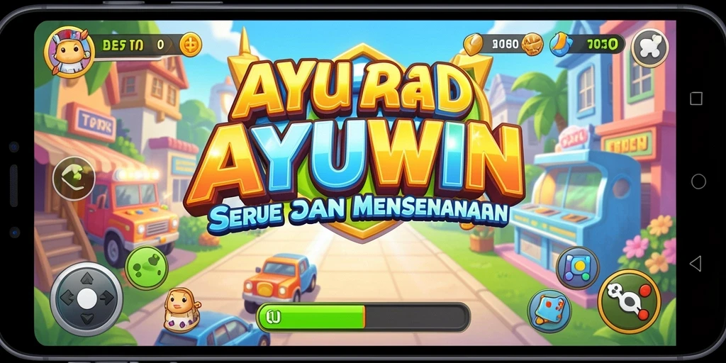 Tampilan gameplay AYUWIN dengan aksi seru dan tantangan menarik.