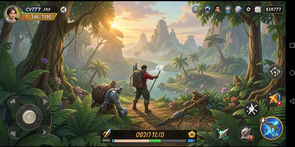 Tampilan gameplay CV777 menunjukkan aksi mendebarkan di dunia petualangan.