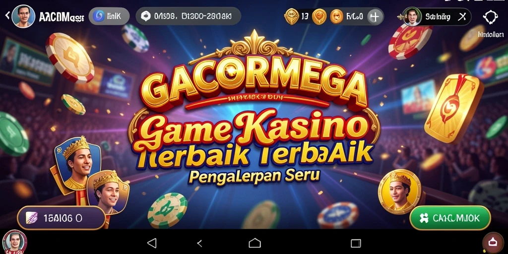 Screenshot gameplay GACORMEGA yang menampilkan keseruan bermain Kasino.