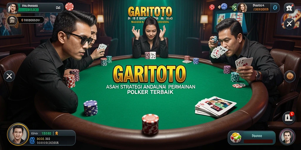 Tampilan gameplay Poker GARITOTO yang menegangkan dan menarik.