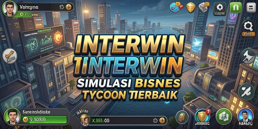 Gameplay INTERWIN menampilkan elemen Tycoon yang menarik.