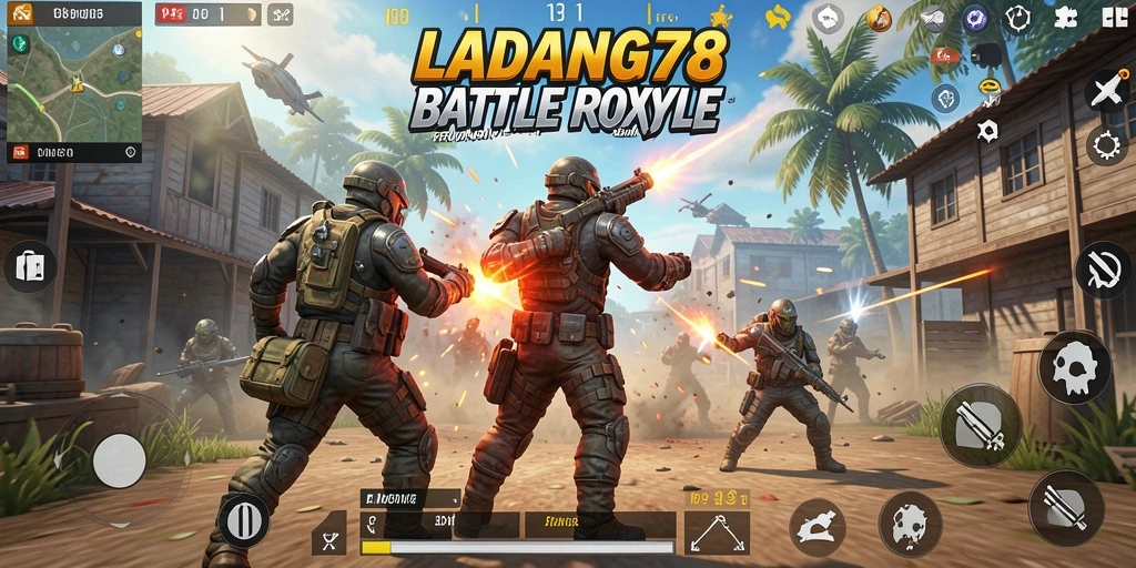 Gameplay intens dalam LADANG78 - refleks cepat dan strategi yang matang.