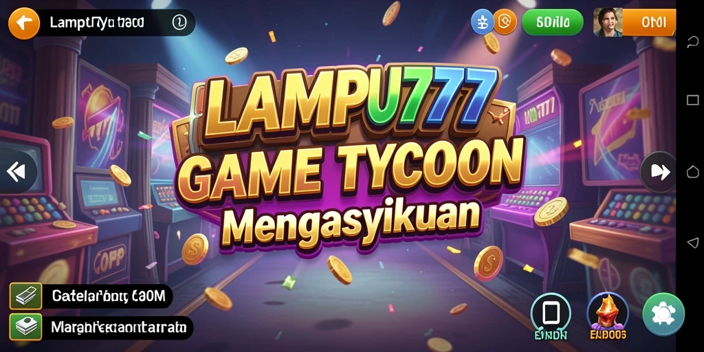 Tampilan gameplay seru dari LAMPU777 di dunia bisnis Tycoon.