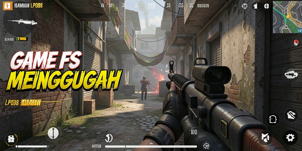 Tampilan gameplay LPO88 dengan aksi tembak-menembak yang intens.
