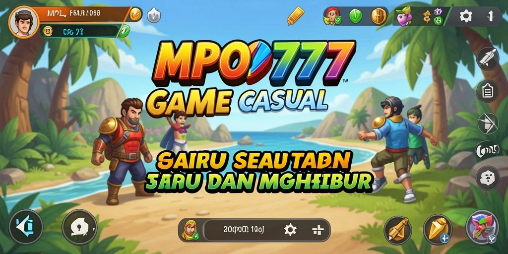 Tampilan gameplay MPO777 yang ceria dan menghibur.