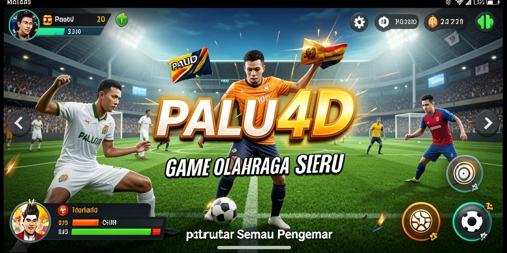 Tampilan gameplay PALU4D menampilkan aksi olahraga yang seru.