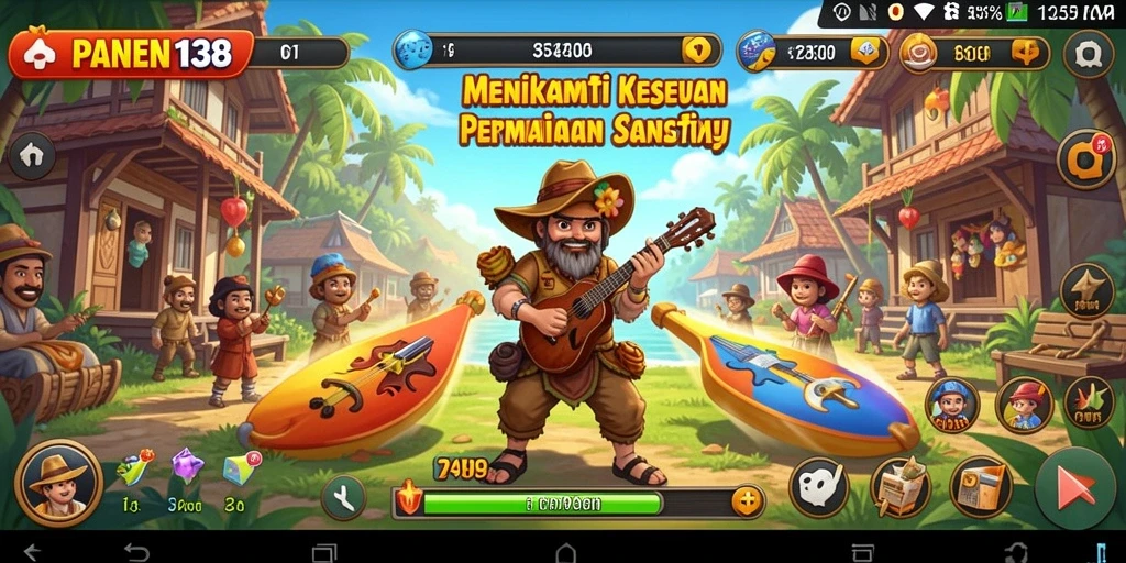 Tampilan gameplay menarik dan intuitif dari PANEN138.
