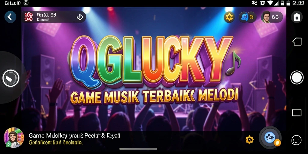 Tampilan gameplay yang menarik dan penuh warna di QGLUCKY.