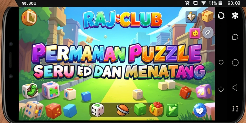 Tampilan gameplay <strong>RAJACLUB</strong> dengan berbagai teka-teki menantang.