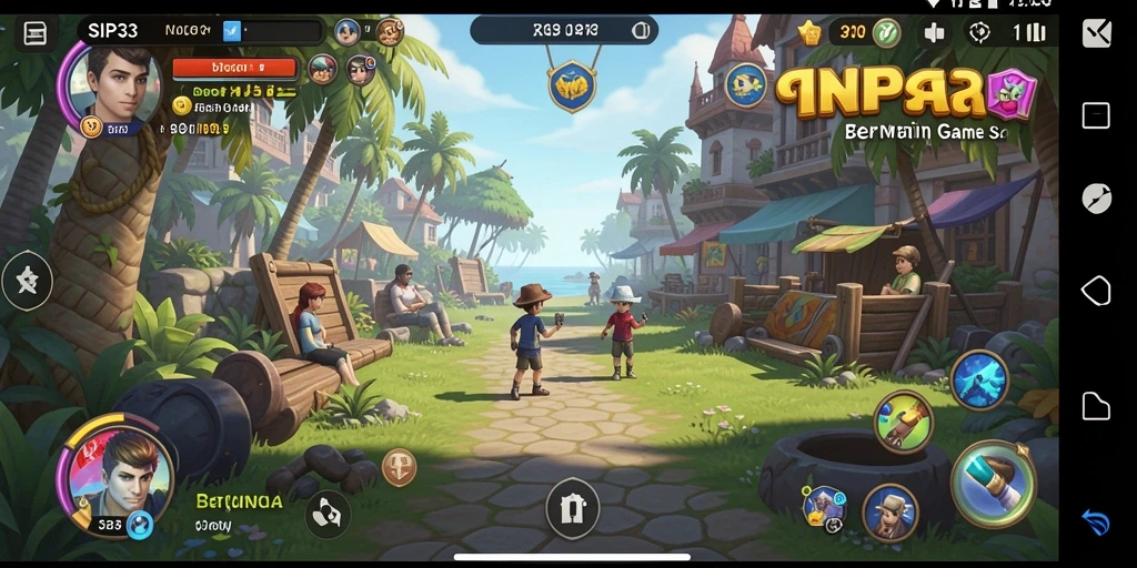 Tangkapan layar SIP33 menampilkan gameplay santai yang menarik.