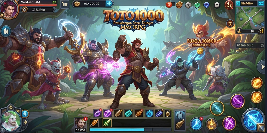 Tampilan gameplay seru dan menantang di TOTO1000.
